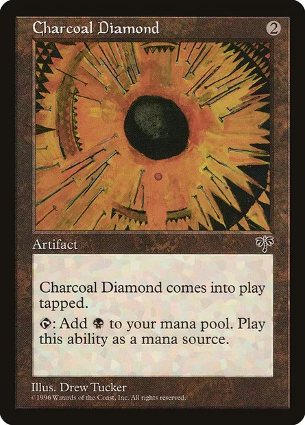 Charcoal Diamond, Magic card MIR 296 — Mirage set