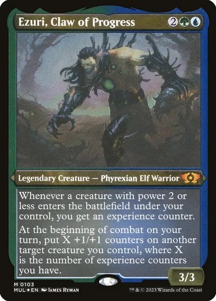 Ezuri, griffe du progrès, carte Magic MUL 103 — extension Multiverse Legends