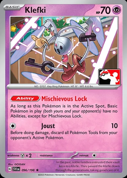 Klefki, Pokémon card PPS 096-2 — Play! Pokémon Prize Pack Series set