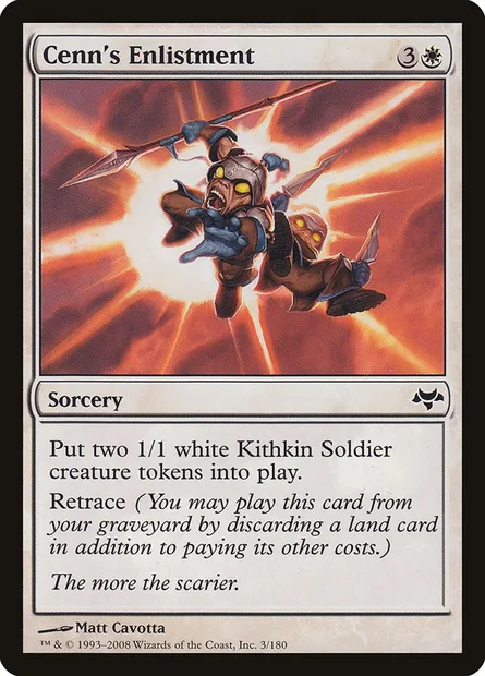 Cenn's Enlistment, Magic card EVE 3 — Eventide set