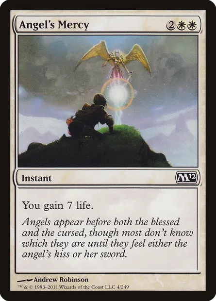 Angel's Mercy, Magic card M12 4 — Magic 2012 set