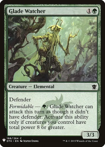 Glade Watcher, Magic card PLST DTK-188 — The List set