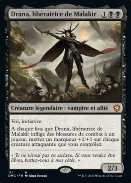Drana, libératrice de Malakir, carte Magic DMC 111 — extension Dominaria United Commander