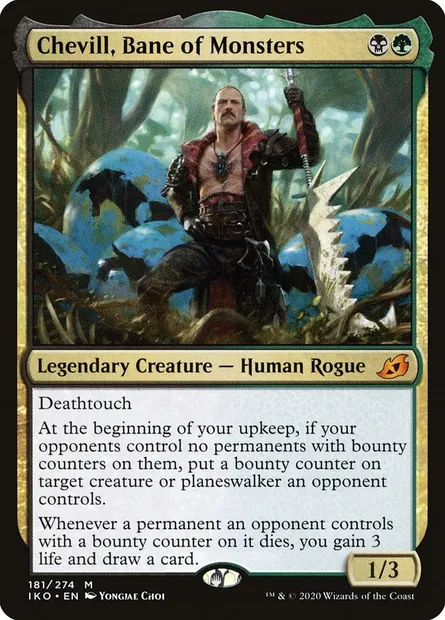 Chevill, Bane of Monsters, Magic card IKO 181 — Ikoria: Lair of Behemoths set