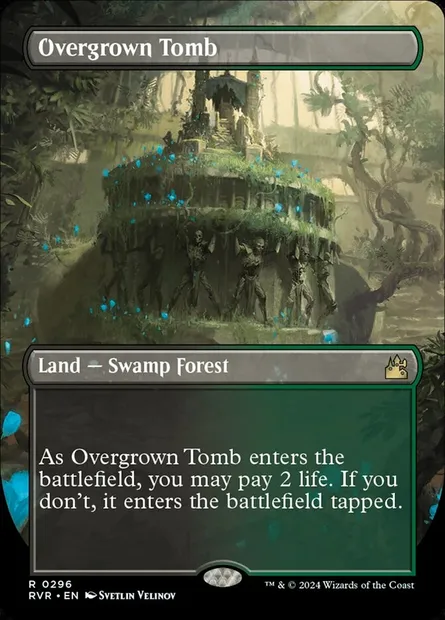 Overgrown Tomb, Magic card RVR 296 — Ravnica Remastered set
