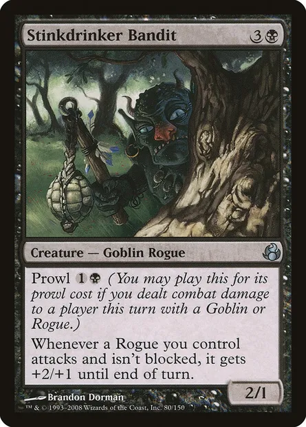 Stinkdrinker Bandit, Magic card MOR 80 — Morningtide set