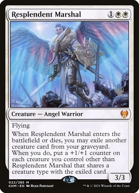 Resplendent Marshal, Magic card PKHM 22p — Kaldheim Promos set