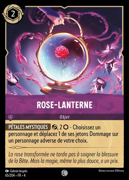 Rose-Lanterne, carte Disney Lorcana CH4-065 — extension Le Retour d'Ursula