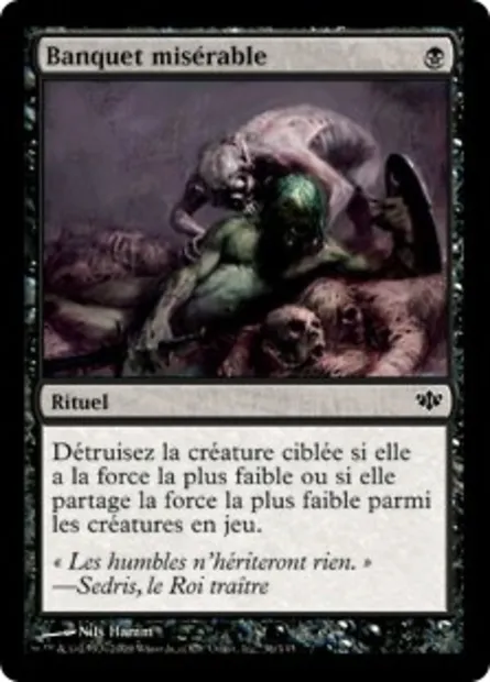 Banquet misérable, carte Magic CON 56 — extension Conflux