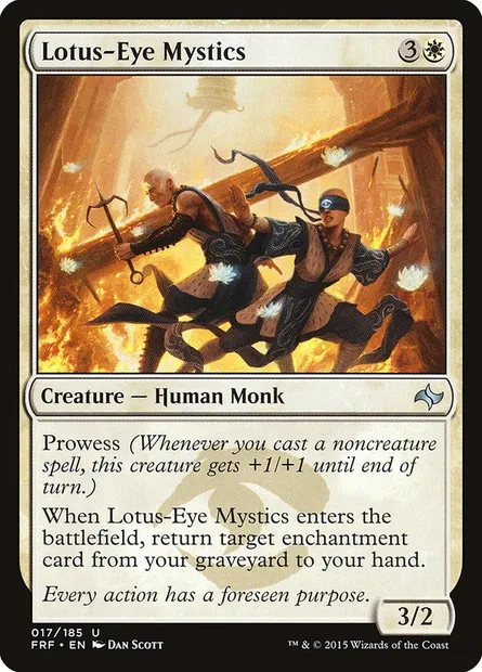 Lotus-Eye Mystics, Magic card FRF 17 — Fate Reforged set
