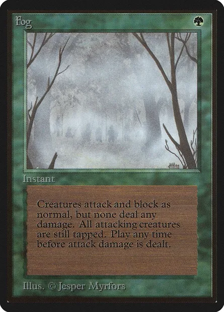 Brouillard, carte Magic LEB 194 — extension Limited Edition Beta