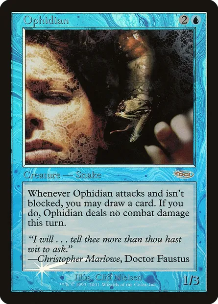 Ophidian, Magic card F01 7 — Friday Night Magic 2001 set