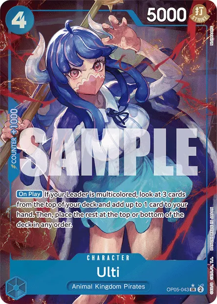 Ulti, One Piece card OP05-043 — AWAKENING OF THE NEW ERA set