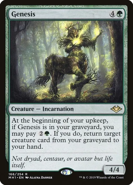 Genesis, Magic card MH1 166 — Modern Horizons set