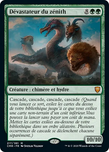 Dévastateur du zénith, carte Magic CMR 217 — extension Commander Legends
