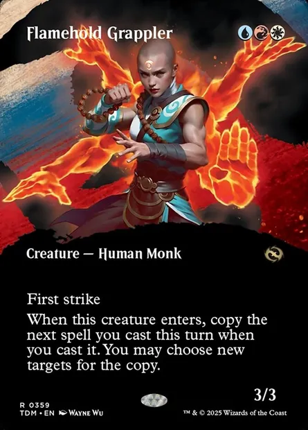 Flamehold Grappler, Magic card TDM 359 — Tarkir: Dragonstorm set
