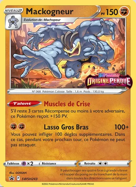 Mackogneur, carte Pokémon SWSH 243 — extension Promo SWSH