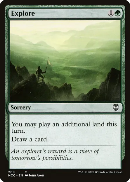 Explore, Magic card NCC 289 — New Capenna Commander set