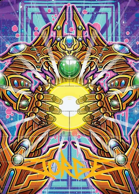 Brightglass Gearhulk // Brightglass Gearhulk, carte Magic ADFT 53 — extension Aetherdrift Art Series