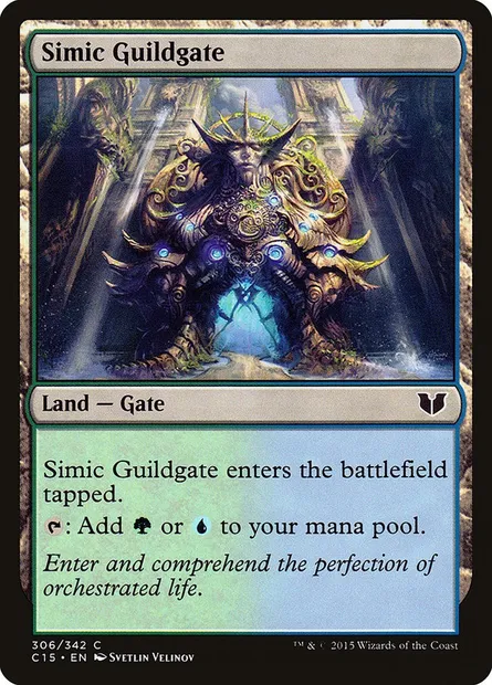 Simic Guildgate, Magic card C15 306 — Commander 2015 set