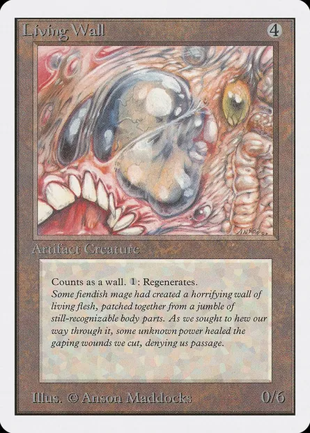 Living Wall, Magic card 2ED 259 — Unlimited Edition set
