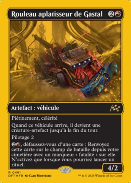 Rouleau aplatisseur de Gastal, carte Magic DFT 461 — extension Aetherdrift