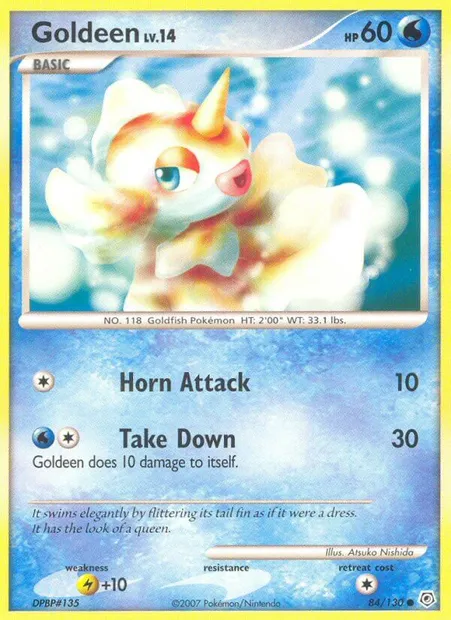 Goldeen, Pokémon card DP 84 — Diamond & Pearl set