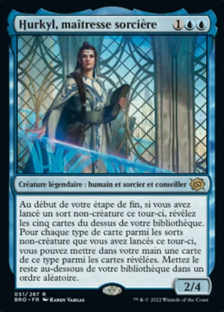 Hurkyl, maîtresse sorcière, carte Magic BRO 51 — extension La Guerre Fratricide