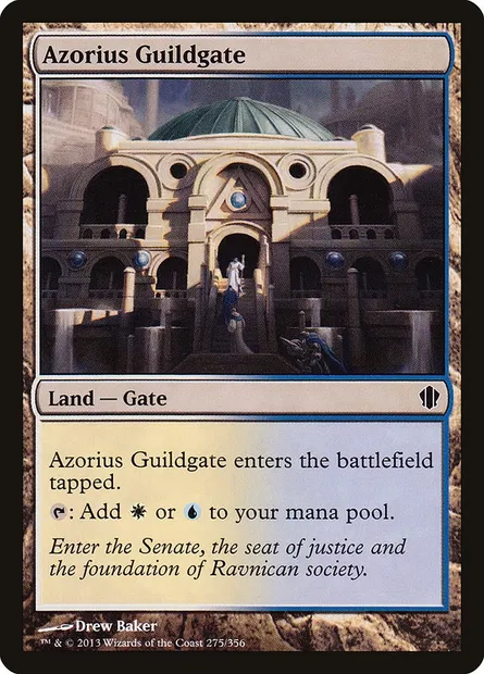 Azorius Guildgate, Magic card C13 275 — Commander 2013 set