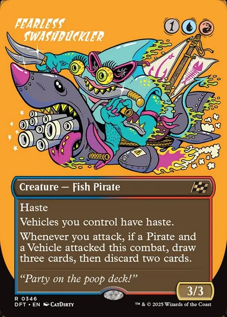 Fearless Swashbuckler, Magic card DFT 346 — Aetherdrift set