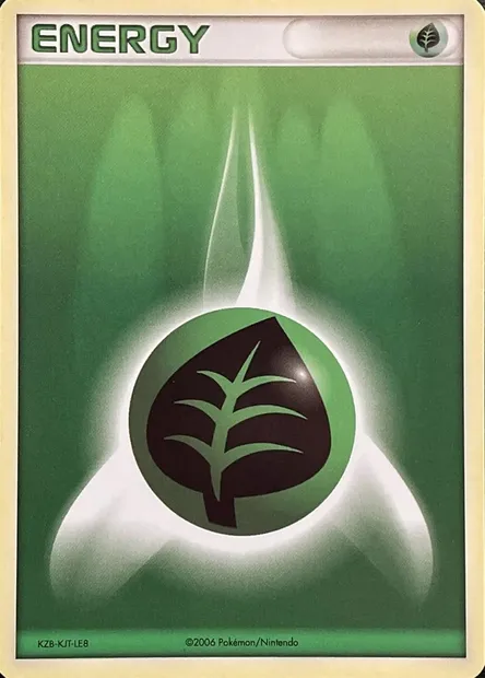 Énergie Plante, carte Pokémon LGP KZB-KJT-LA8 — extension League Promos