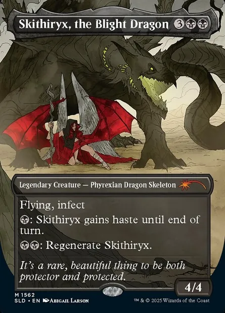 Skithiryx, the Blight Dragon, Magic card SLD 1562 — Secret Lair Drop set