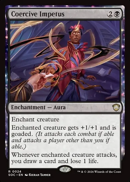 Coercive Impetus, Magic card SOC 24 — Secrets of Strixhaven Commander set