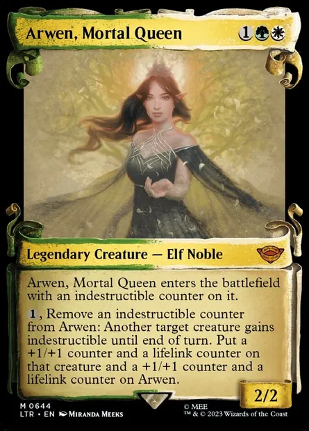 Arwen, Mortal Queen, Magic card LTR 644 — The Lord of the Rings: Tales of Middle-earth set