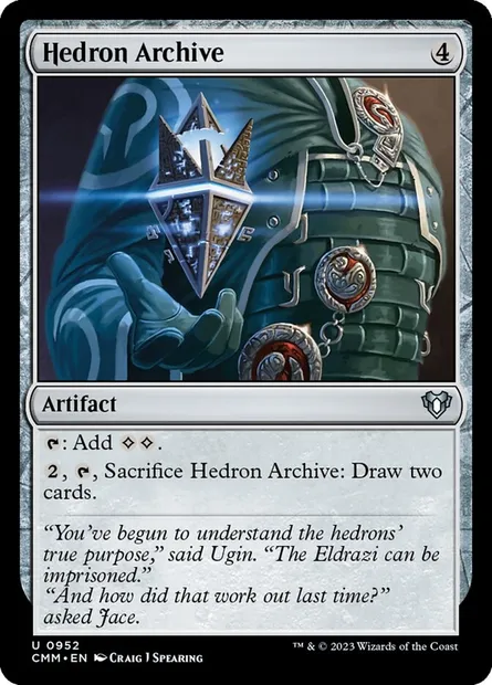 Hedron Archive, Magic card CMM 952 — Commander Masters set