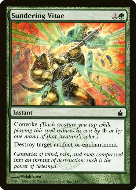 Sundering Vitae, Magic card RAV 185 — Ravnica: City of Guilds set