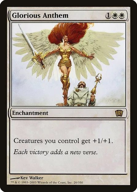 Glorious Anthem, Magic card 8ED 20★ — Eighth Edition set