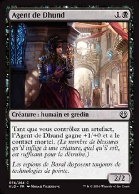 Agent de Dhund, carte Magic KLD 74 — extension Kaladesh