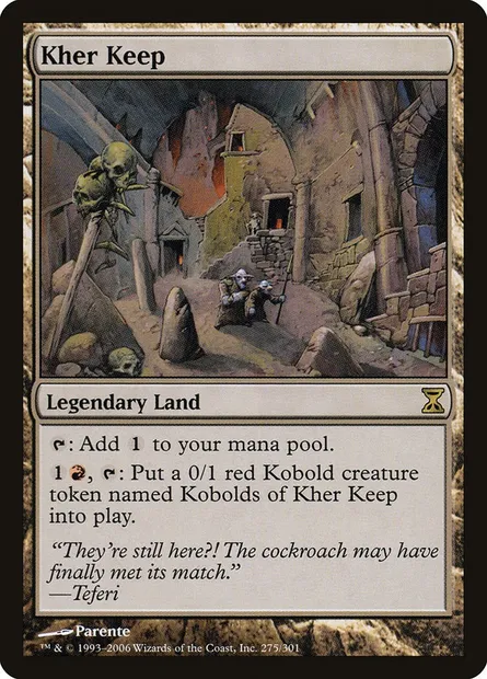 Kher Keep, Magic card TSP 275 — Time Spiral set