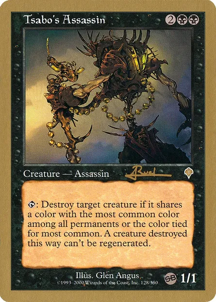 Assassin de Tsabo, carte Magic WC01 ar128sb — extension World Championship Decks 2001