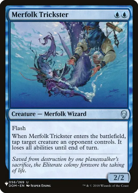 Merfolk Trickster, Magic card PLST DOM-56 — The List set