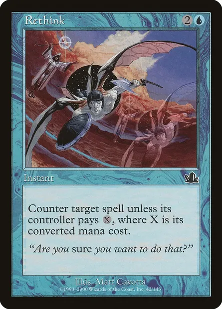 Rethink, Magic card PCY 42 — Prophecy set