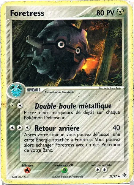 Foretress, carte Pokémon DR 28 — extension EX Dragon