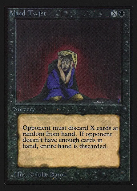 Mind Twist, Magic card CED 116 — Collectors' Edition set