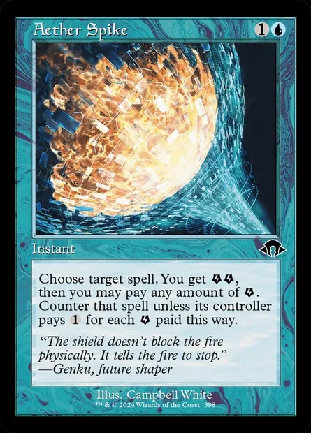 Aether Spike, Magic card MH3 398 — Modern Horizons 3 set