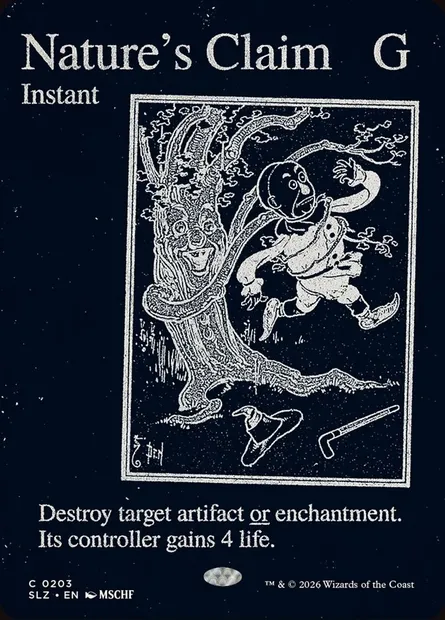 Nature's Claim, Magic card SLZ 203 — The Zeta Set set