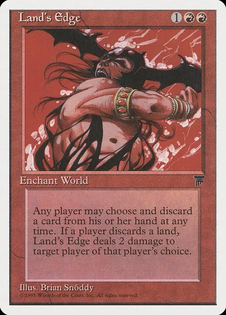 Land's Edge, carte Magic CHR 52 — extension Chronicles
