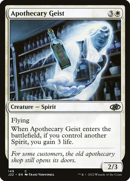 Apothecary Geist, Magic card J22 149 — Jumpstart 2022 set