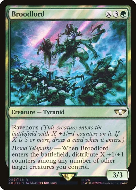 Broodlord, Magic card 40K 89★ — Warhammer 40,000 Commander set