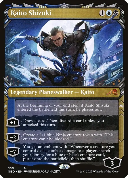 Kaito Shizuki, Magic card NEO 350 — Kamigawa: Neon Dynasty set